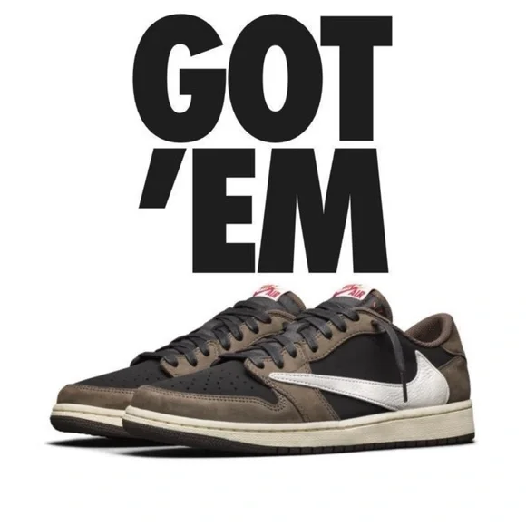 Nike Air Jordan 1 Low OG SP in Brown and Black